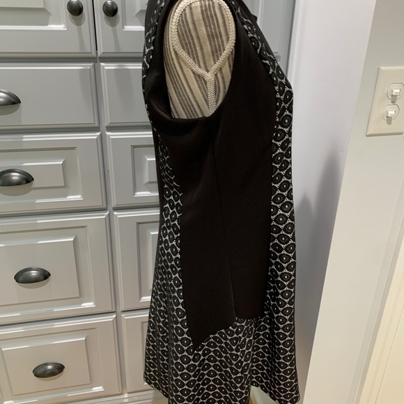 Enfocus Studio Black and White Fit and Flare Dress, Size 14, NWT - Picture 5 of 6